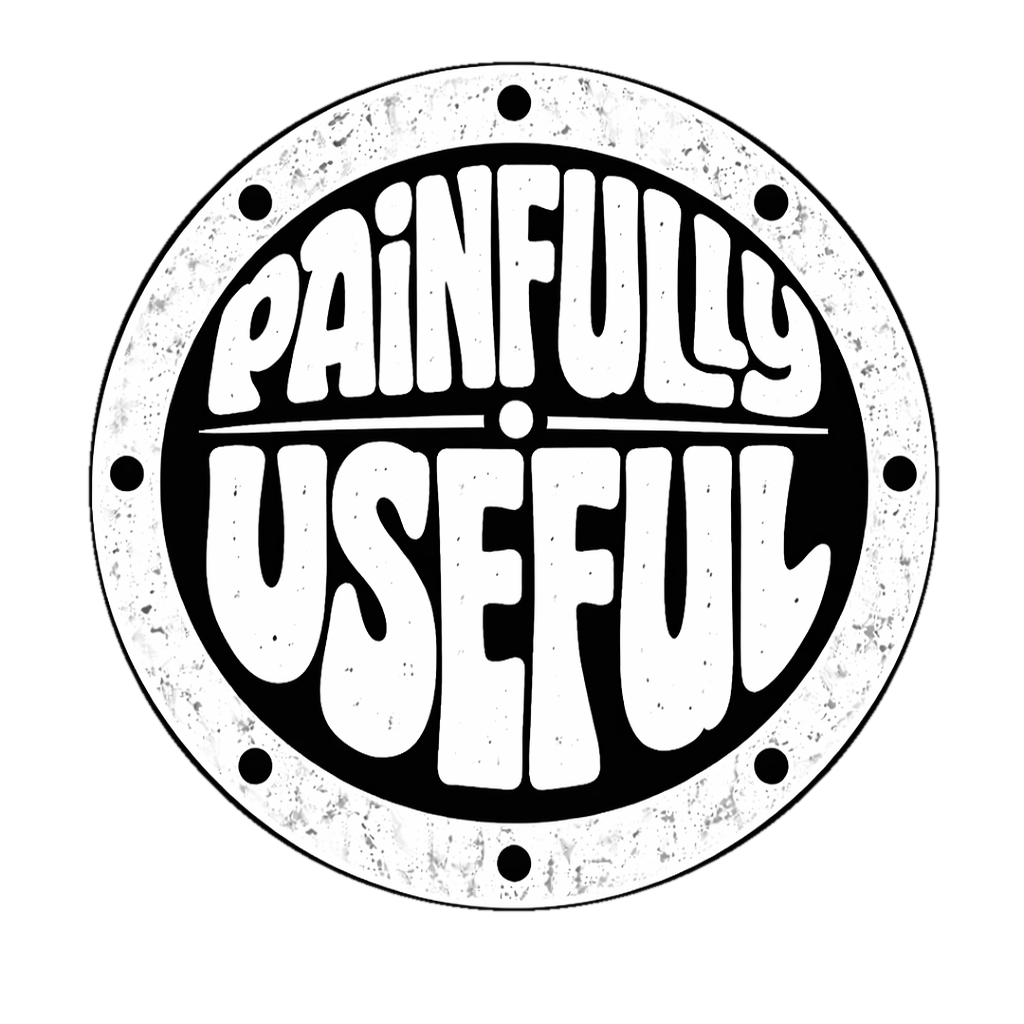 painfully·useful logo